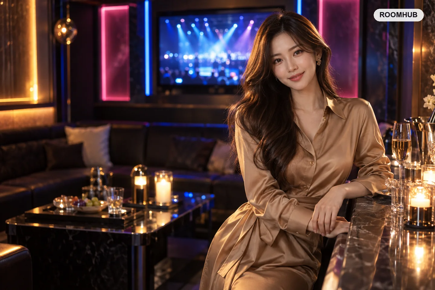 노래주점 노래방 — 노래주점 룸과 20대 매니저