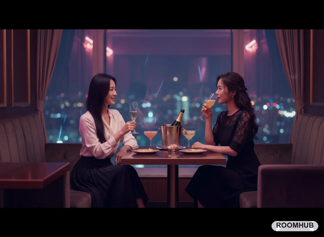 동탄 유흥업소 이용 모습 — 동탄 센트럴파크 일대