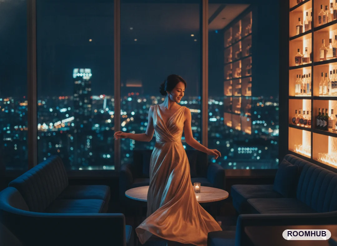 강남 라운지바 이용 모습 — 역삼동 일대