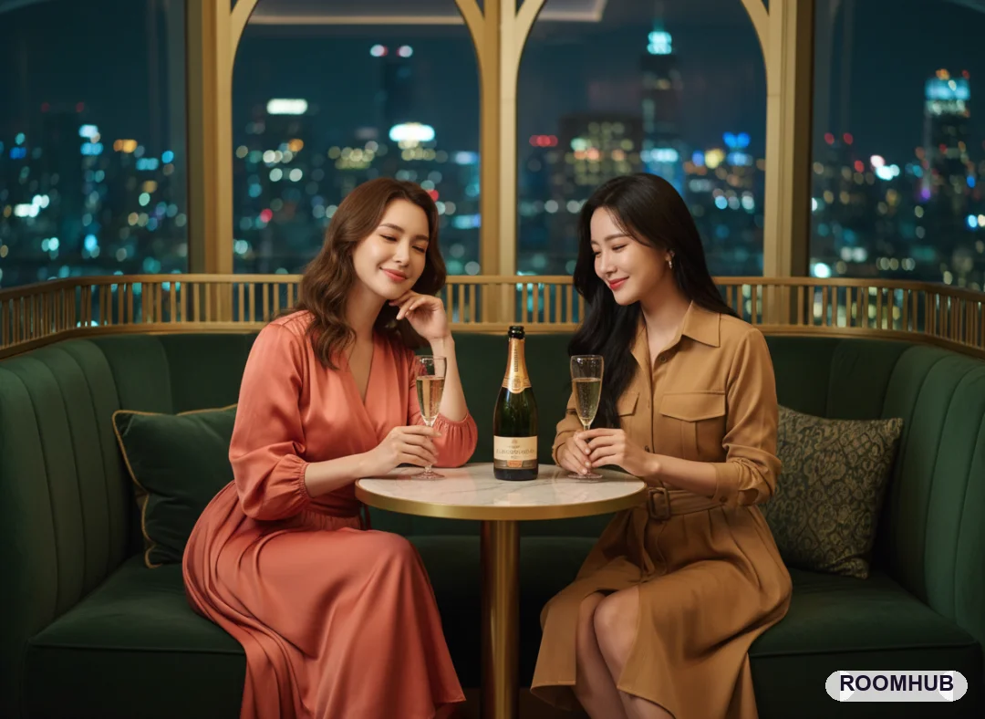 강남 유흥업소 이용 모습 — 논현동 일대