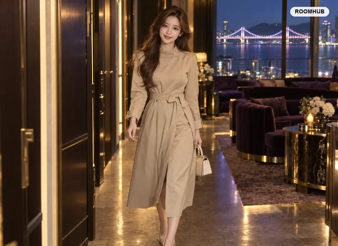 광안리 쩜오 이용 모습 — 남천동 일대