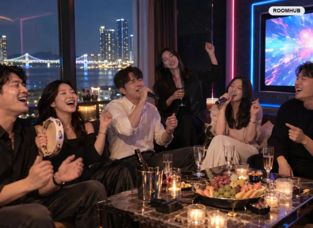 해운대 노래방 이용 모습 — 구남로 일대