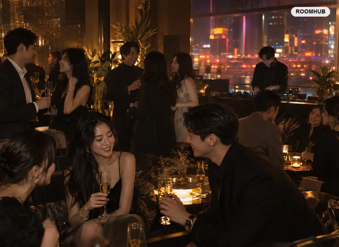 화곡 라운지바 이용 모습 — 까치산역 일대