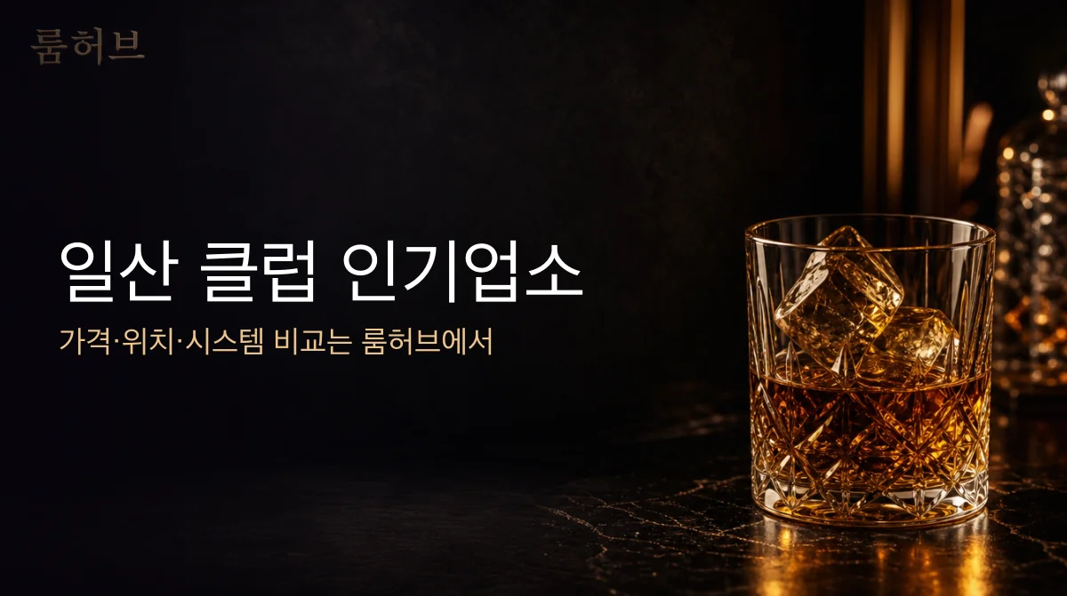 룸허브 일산 클럽 인기업소 안내 배너