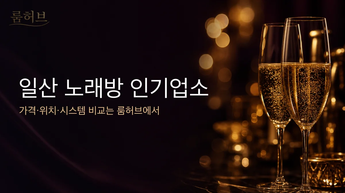 룸허브 일산 노래방 인기업소 안내 배너