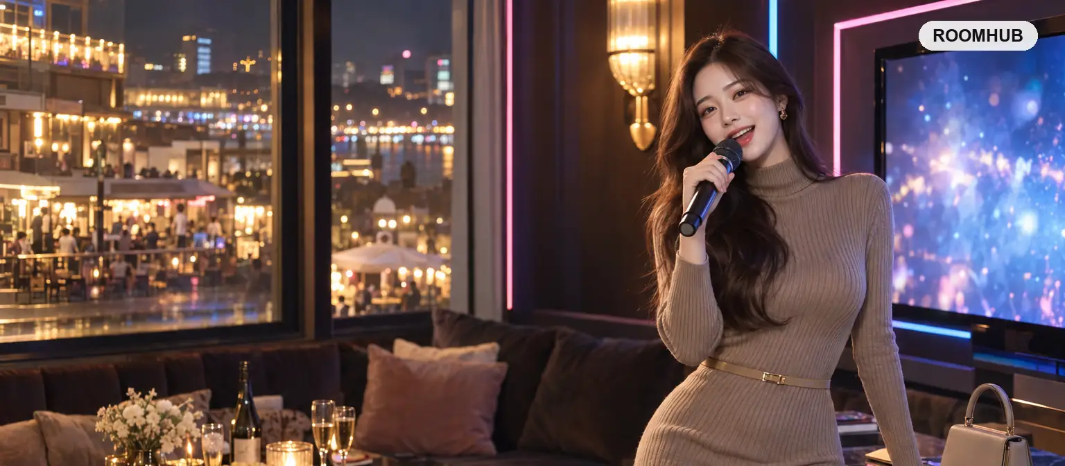 주안 노래방 인기업소 — 석바위 노래 룸 분위기