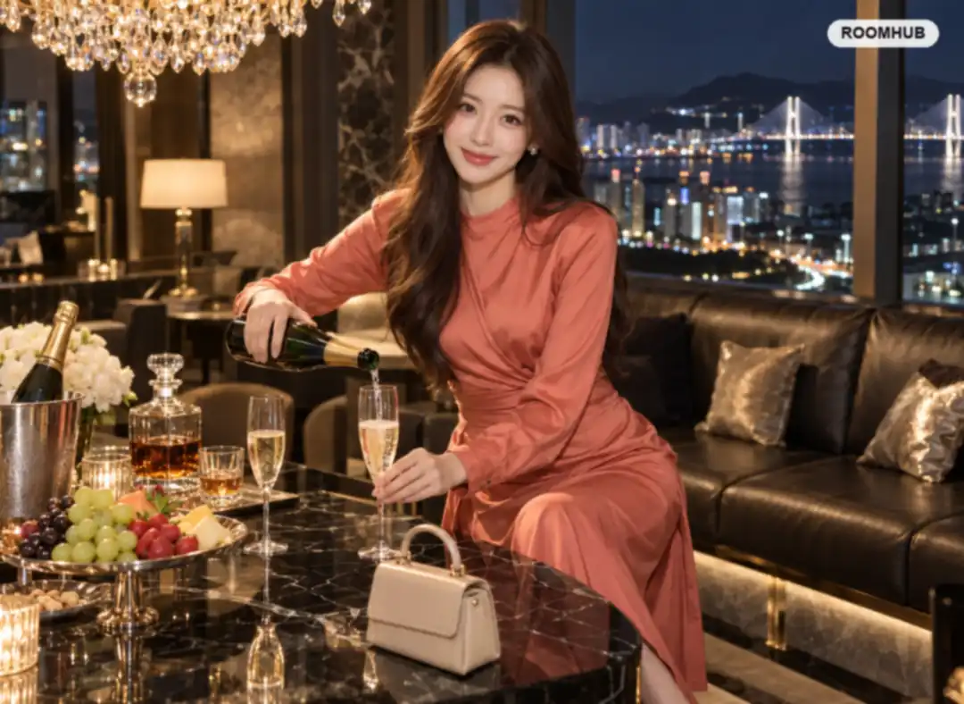 중마동 룸싸롱 이용 모습 — 중마시장 일대