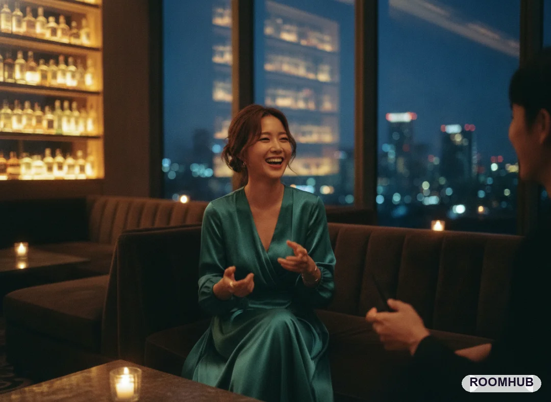 평택 라운지바 이용 모습 — 송탄 일대
