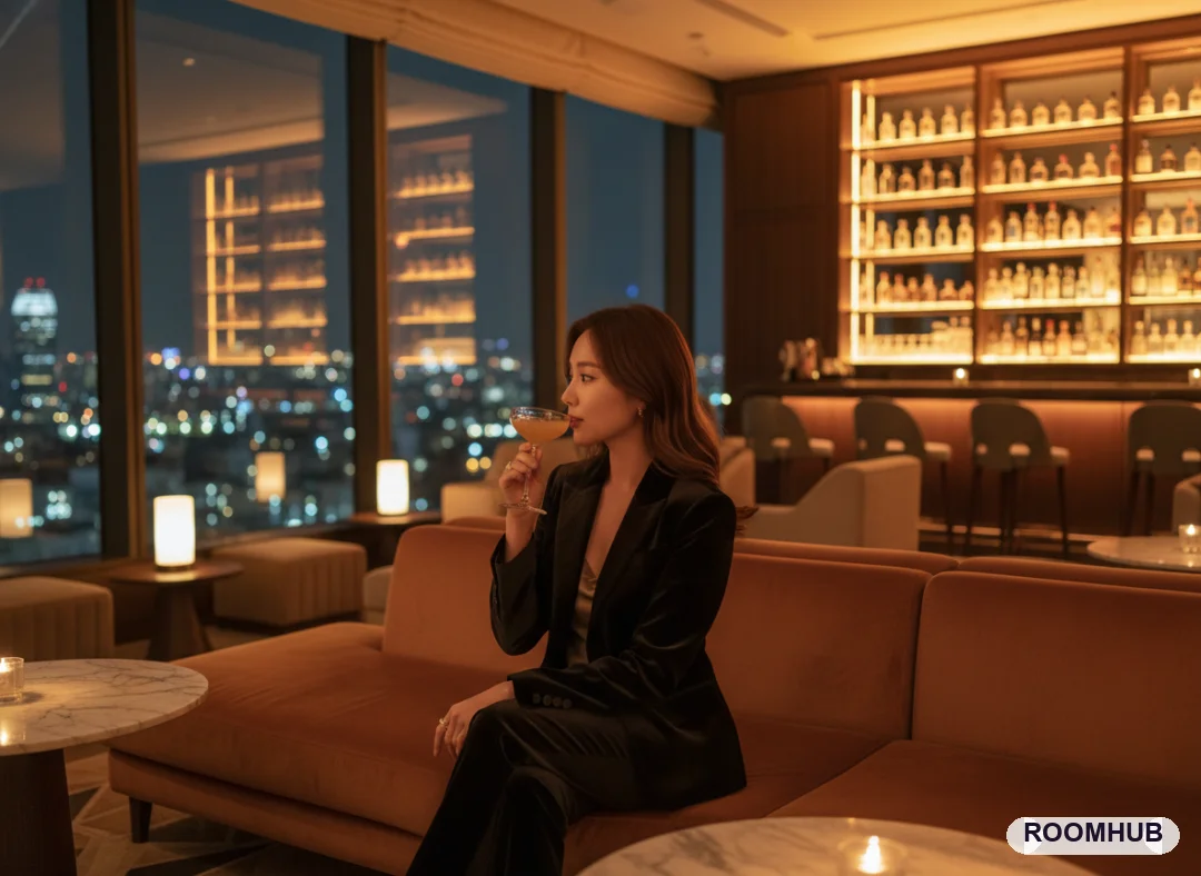 서울 라운지바 이용 모습 — 건대입구 일대