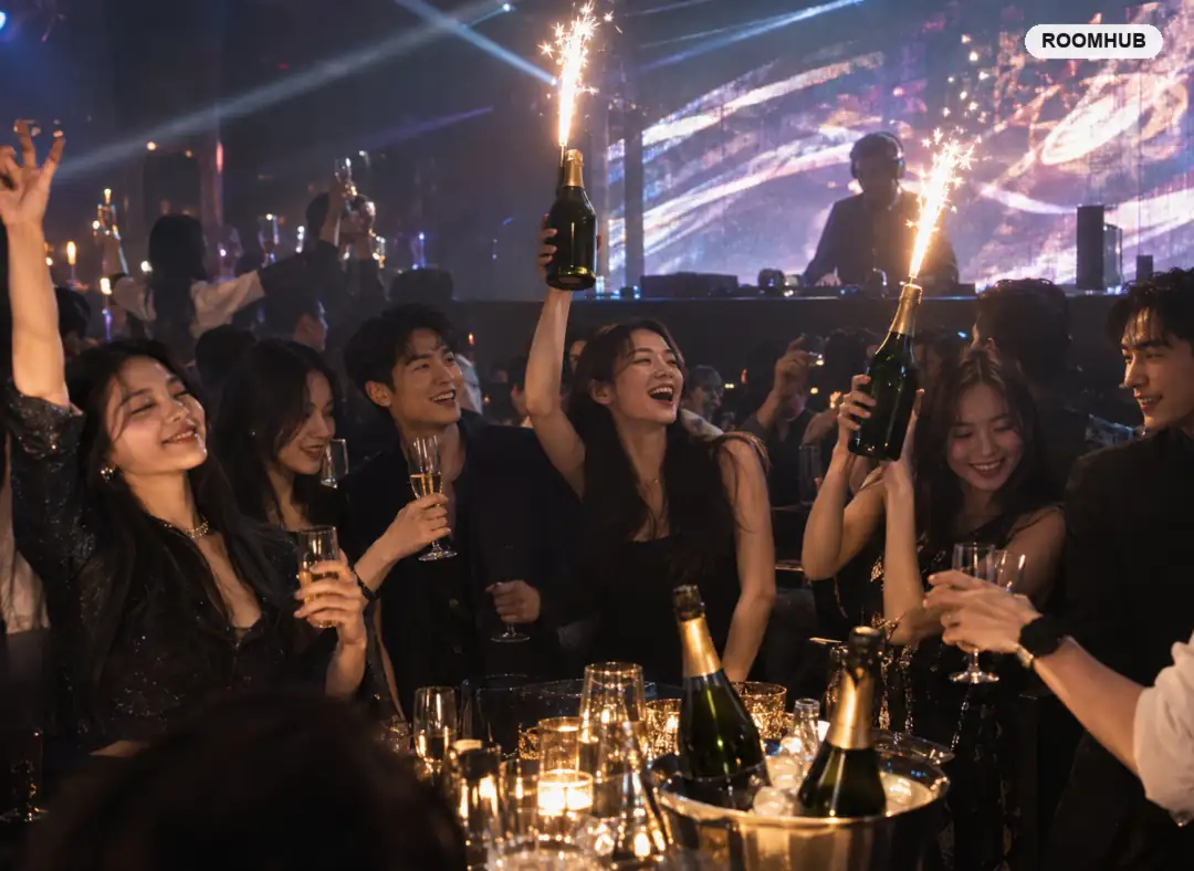 역삼 클럽 이용 모습 — 역삼 먹자골목 일대
