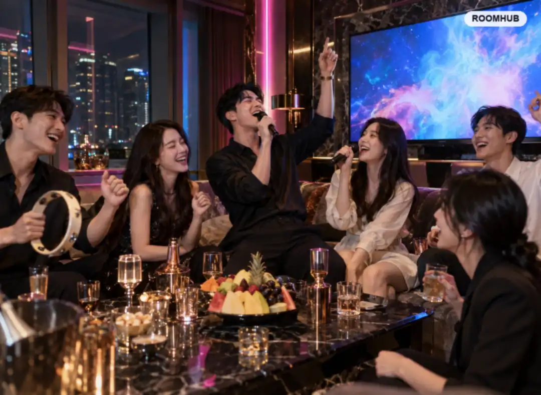 역삼 가라오케 이용 모습 — 테헤란로 이면도로 일대