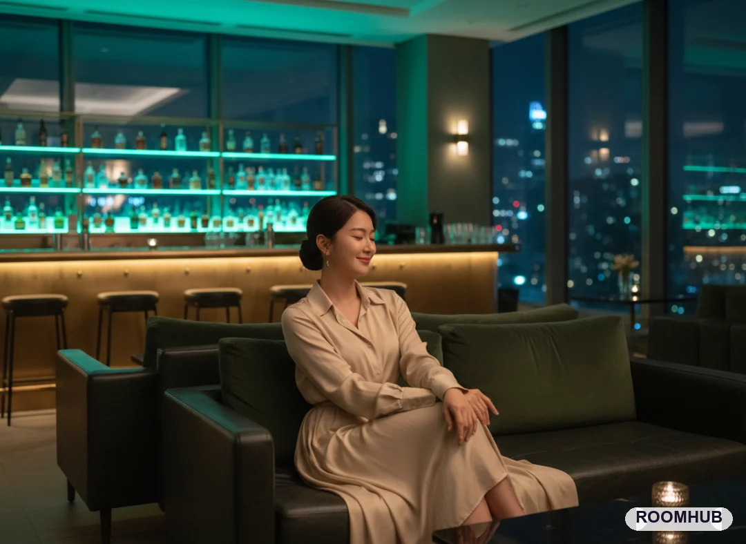 용인 라운지바 이용 모습 — 수지 일대